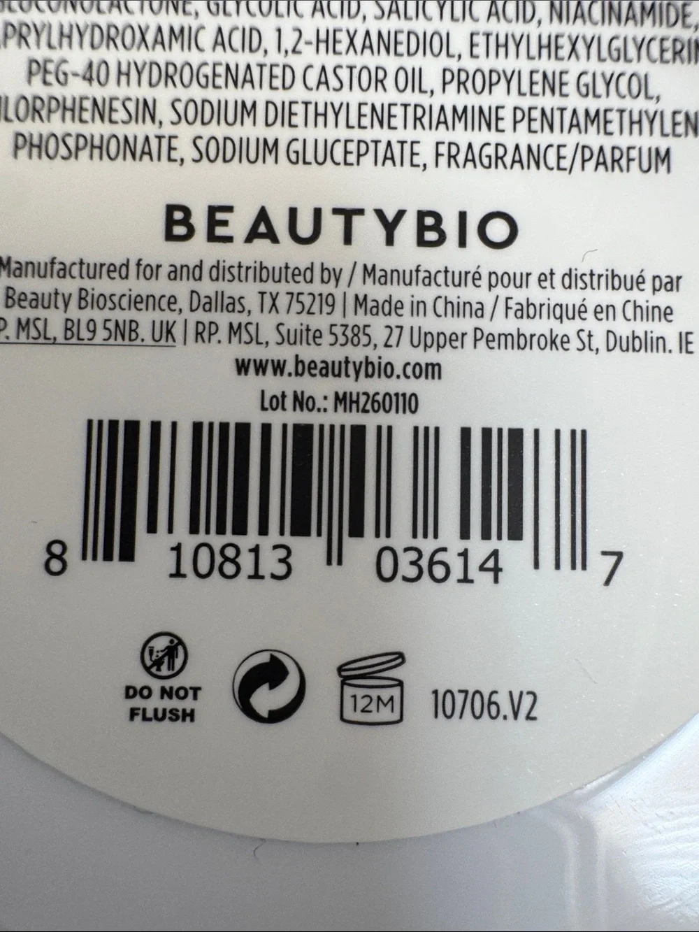 BeautyBio Swipe & Glow Peel Pads, Clarifying Resurfacing Multi-Acid Facial Pads